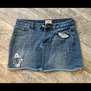 Blue Jean mini skirt